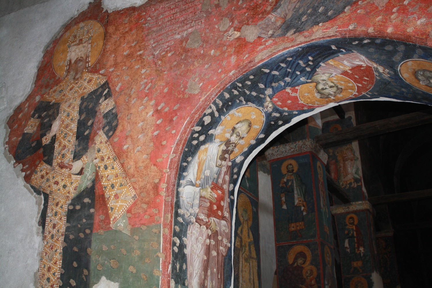 Freska kralja Milutina u crkvi Bogorodica Ljeviška (Foto: Radomir Jovanović/Novi Standard)