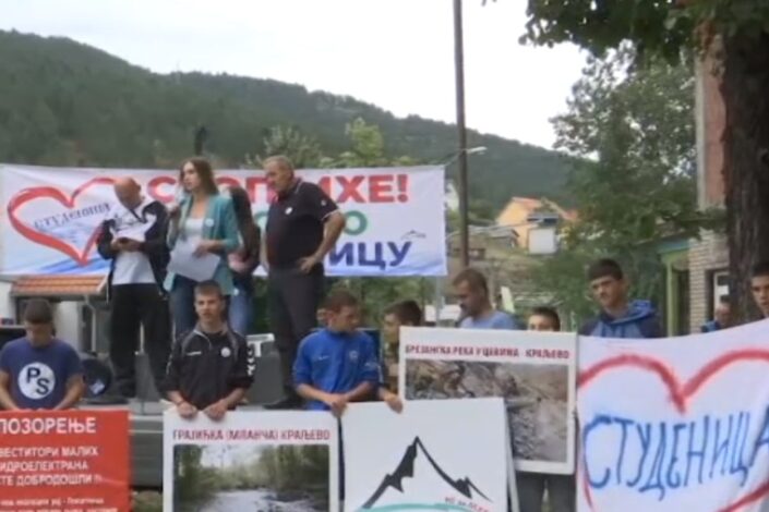 Protest na Studenici: Mini-hidroelektrane ugrožavaju i manastir?