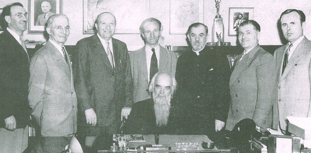 Vladika Nikolaj Velimirović sa predstavnicima Srpskog narodnog saveza