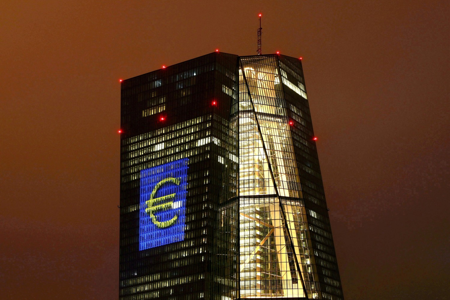 The headquarters of the European Central Bank (ECB) in Frankfurt, Germany, March 12, 2016. Reuters/Kai Pfaffenbach/File Photo