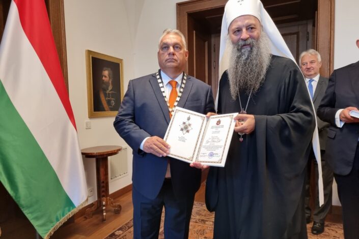 Patrijarh uručio orden Orbanu zbog odbrane hrišćanskih vrednosti